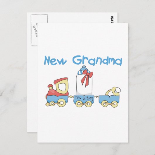 Neue Oma der Boy-Train Tshirts und Geschenke Postkarte (Vorne/Hinten)