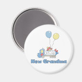 Neue Oma für junge Lkw-Hemden und Geschenke Magnet (Vorderseite/Rückseite)