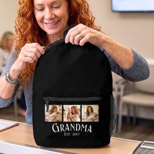 Neue Oma - Gegründetes Jahr - Benutzerdefinierter  Bedruckter Rucksack