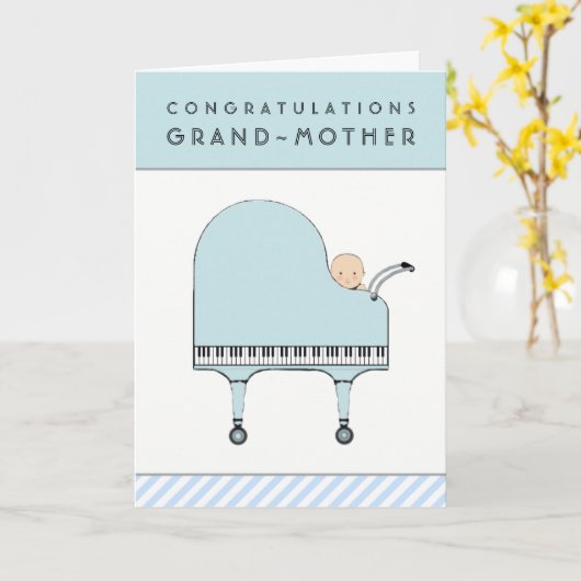 Neue Oma-Glückwünsche Karte (Gelbe Blume)