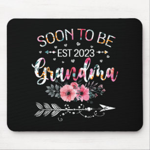 Neue Oma Muttertag Bald Oma Est 20 Mousepad