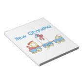 Neue Oma-Train-Geschenke Notizblock (angewinkelt)