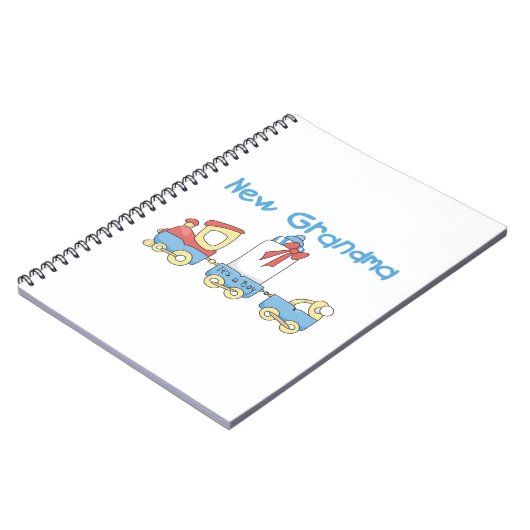 Neue Oma-Train-Geschenke Notizblock (Linke Seite)