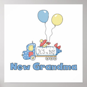 Neue Oma Truck Es ist ein Junge Geschenke Poster
