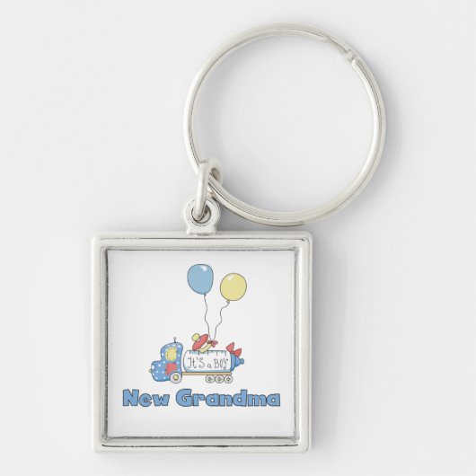 Neue Oma Truck Es ist ein Junge Geschenke Schlüsselanhänger (Vorne)