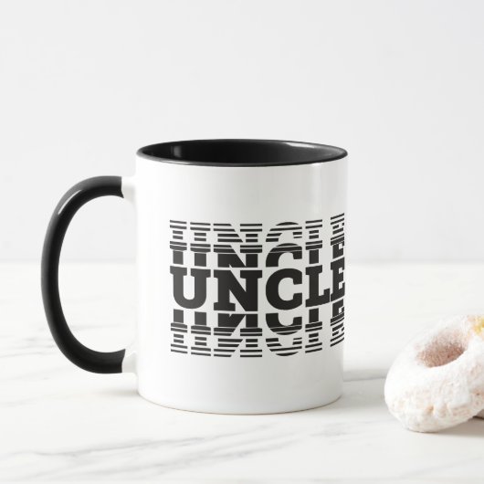 Neue Onkel-Tasse Tasse (Mit Donut)
