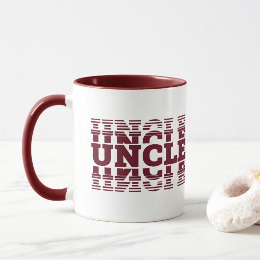 Neue Onkel-Tasse Tasse (Mit Donut)