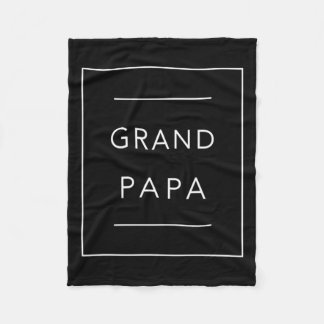 Neue Opa-Ankündigung für einen Papa, der zum Opa b Fleecedecke