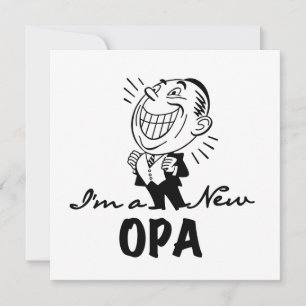 Neue Opa-T - Shirt und Geschenke lächeln