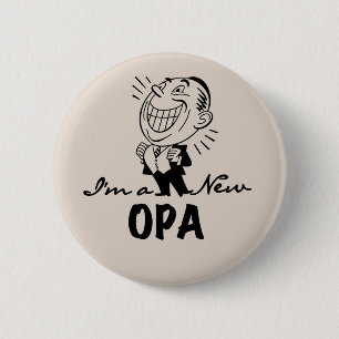 Neue Opa-T - Shirt und Geschenke lächeln Button