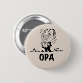 Neue Opa-T - Shirt und Geschenke lächeln Button (Vorne & Hinten)