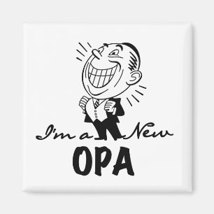 Neue Opa-T - Shirt und Geschenke lächeln Magnet