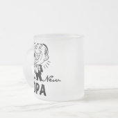 Neue Opa-T - Shirt und Geschenke lächeln Mattglastasse (Vorderseite Links)