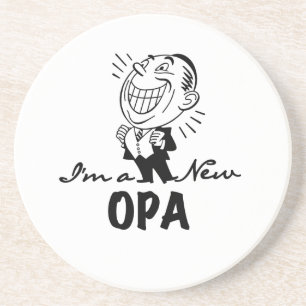 Neue Opa-T - Shirt und Geschenke lächeln Untersetzer