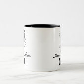 Neue Opa-T - Shirt und Geschenke lächeln Zweifarbige Tasse (Mittel)