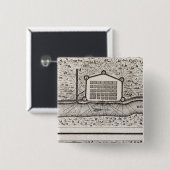 Neue Orleans aus dem Fort St. Charles Button (Vorne & Hinten)