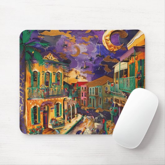 NEUE ORLEANS MARDI GRAS SCENE MOUSEPAD (Mit Mouse)