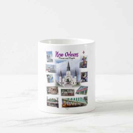 Neue Orleans-Places&People Tasse (Mittel)