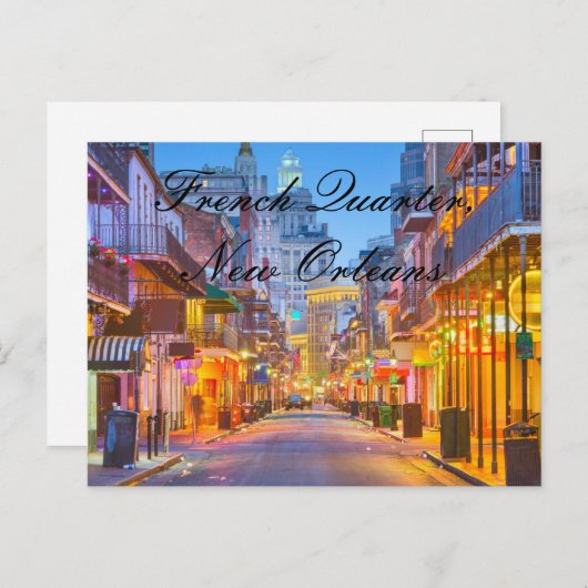 NEUE ORLEANS POSTCARD POSTKARTE (Vorne/Hinten)