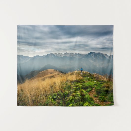 Neue Orte erkunden Wandteppich (Vorderseite (Horizontal))