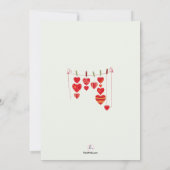 Neue Paare - Posten-Hochzeits-Brunch-Einladung Einladung (Rückseite)