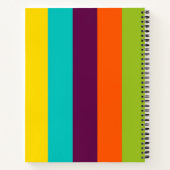 Neue Palette Retro Personalisiert Notizbuch (Rückseite)