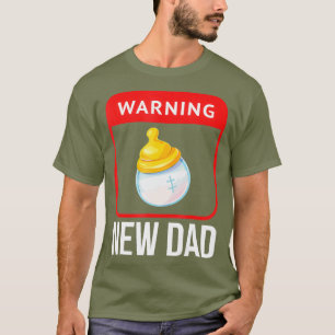 Neue Papa Baby Flasche für bald Geschenk T-Shirt