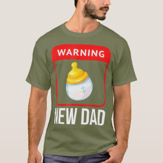 Neue Papa Baby Flasche für bald Geschenk T-Shirt