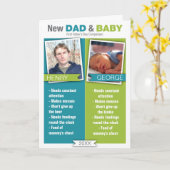 Neue Papa-Vergleichskarte des Vaters Karte (Gelbe Blume)