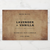 Neue Pappe - Modernes Etikett für das Markenproduk (Einzelnes Label)