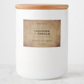 Neue Pappe - Modernes Etikett für das Markenproduk (Vorderseite)