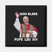 Neue Papst Leo Xiv katholische Geschenke Merch Sou Magnet (Vorne)