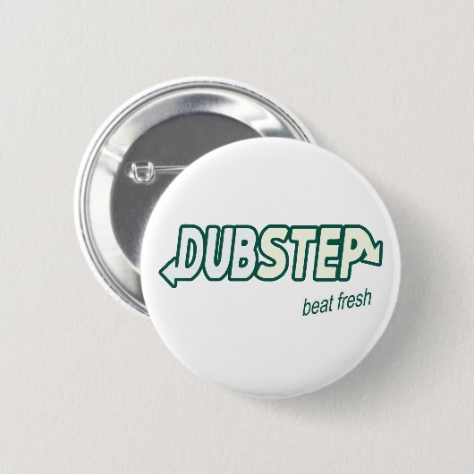 Neue Parodie DUBSTEP Schlages Button (Vorne & Hinten)