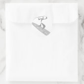 NEUE PASSAGE RUNDER AUFKLEBER (Tasche)