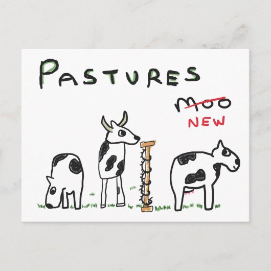 Neue Pasta machen Postkarte (Vorderseite)