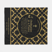 NEUE PASTOR-Ordination - Neuer, benutzerdefinierte Fleecedecke (Vorderseite (Horizontal))