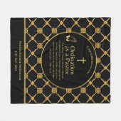 NEUE PASTOR-Ordination - Neuer, benutzerdefinierte Fleecedecke (Vorderseite (Horizontal))