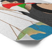 "Neue Periode"-Eventdarstellung durch digitale Kun Poster (Ecke)