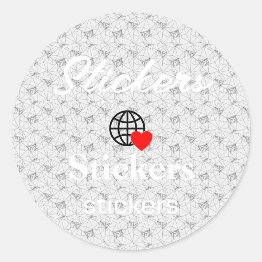 Neue personalisierbare Text-Logo-Aufkleber Runder Aufkleber (Vorderseite)