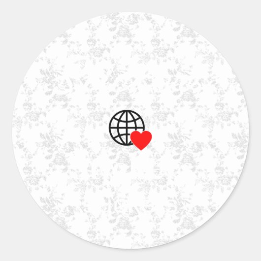 Neue personalisierbare Text-Logo-Aufkleber Runder Aufkleber (Vorderseite)