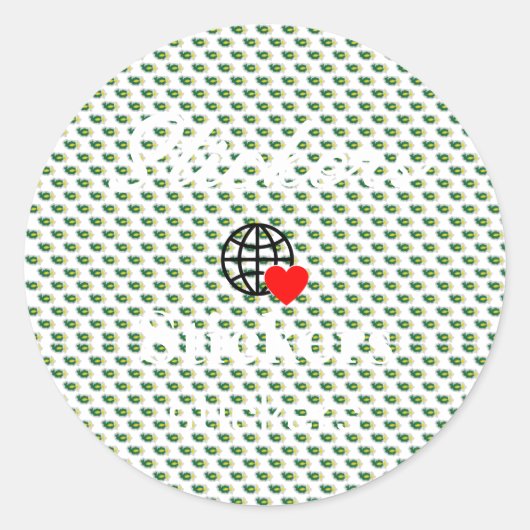 Neue personalisierbare Text-Logo-Aufkleber Runder Aufkleber (Vorderseite)