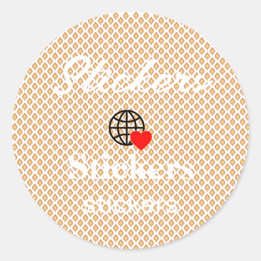 Neue personalisierbare Text-Logo-Aufkleber Runder Aufkleber (Vorderseite)