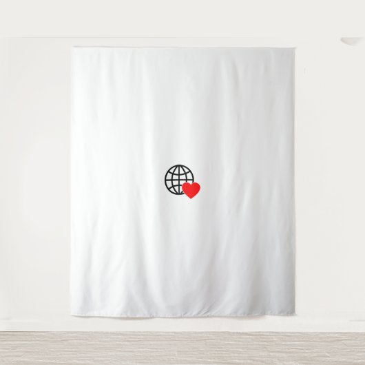 Neue personalisierbare Text-Logo-Sammlung Wandteppich (Vorderseite)