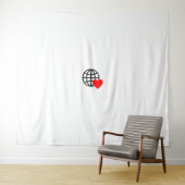 Neue personalisierbare Text-Logo-Sammlung Wandteppich (Beispiel (Horizontal))