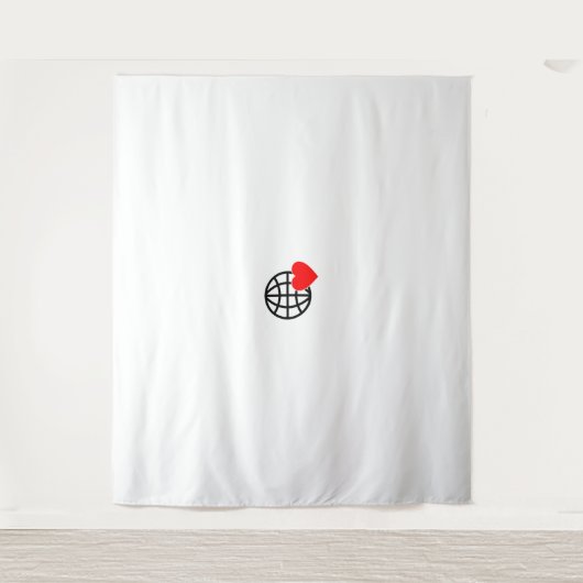 Neue personalisierbare Text-Logo-Sammlung Wandteppich (Vorderseite)