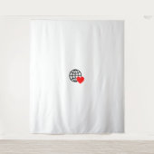 Neue personalisierbare Text-Logo-Sammlung Wandteppich (Vorderseite)