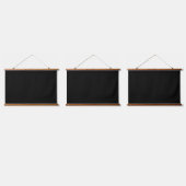 Neue personalisierbare Text-Logo-Wandtapete aus Ho Wandteppich Mit Holzrahmen (Dreifach)