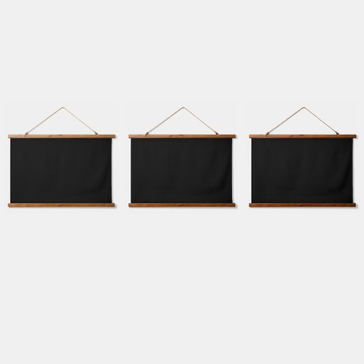 Neue personalisierbare Text-Logo-Wandtapete aus Ho Wandteppich Mit Holzrahmen (Dreifach)