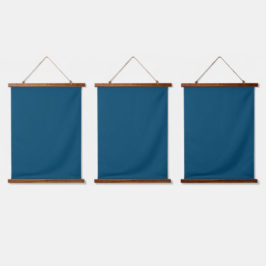 Neue personalisierbare Text-Logo-Wandtapete aus Ho Wandteppich Mit Holzrahmen (Dreifach)