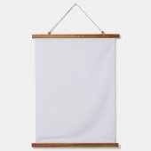 Neue personalisierbare Text-Logo-Wandtapete aus Ho Wandteppich Mit Holzrahmen (Vorderseite)